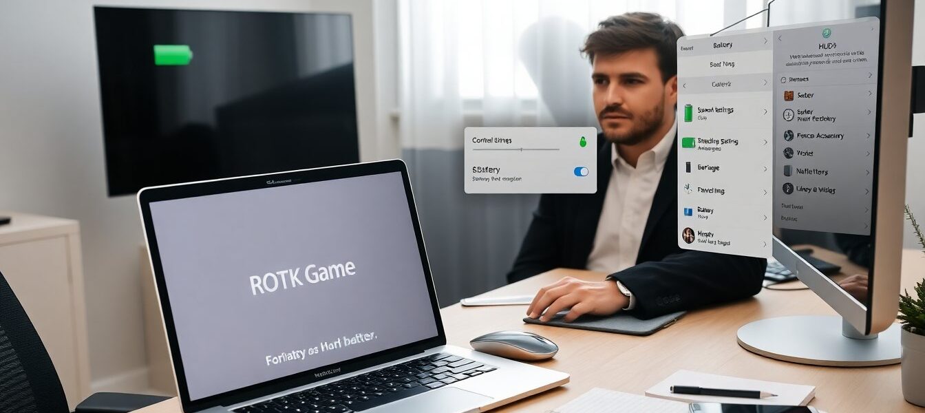 how to rotkgame battery percentage mac