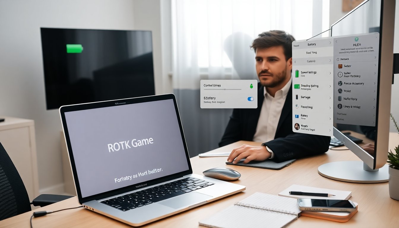 how to rotkgame battery percentage mac